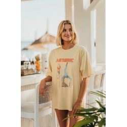 T-SHIRT OVERSIZE FEMME AEROBIC