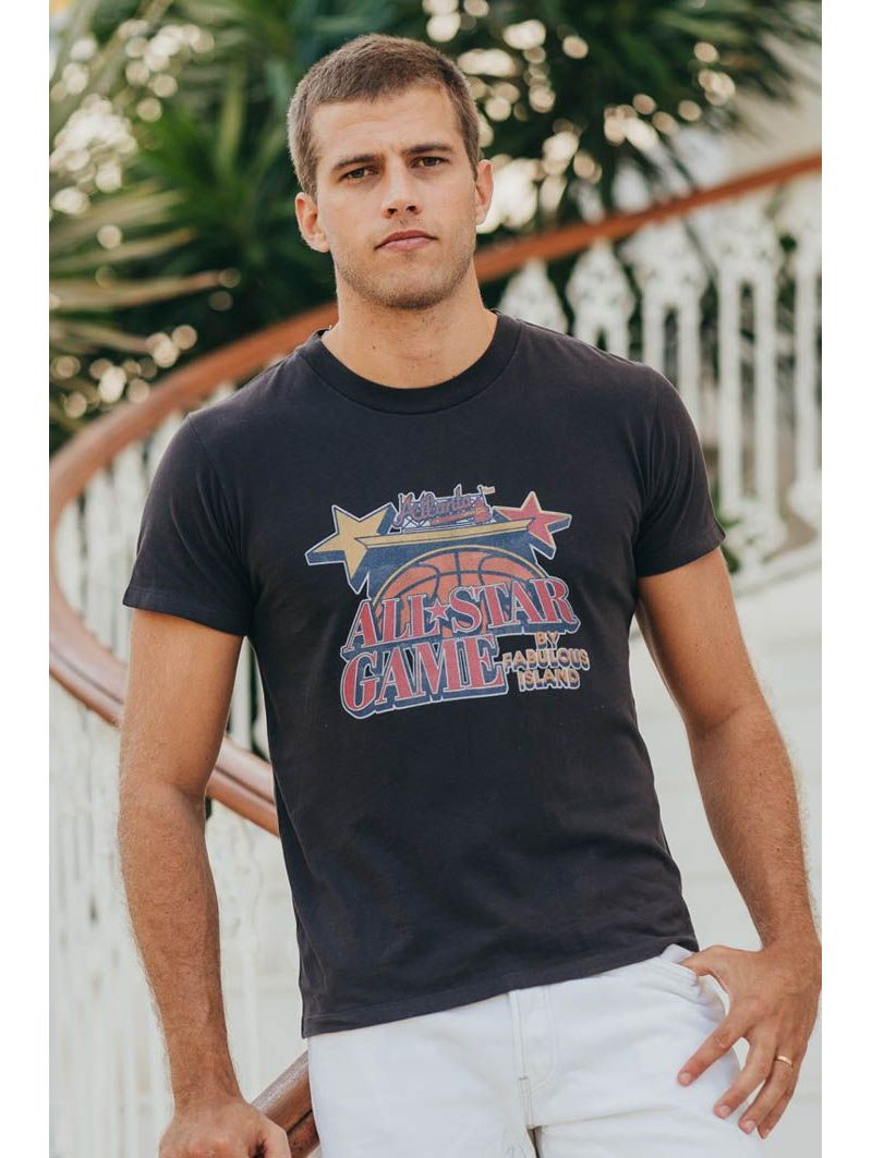 T-shirt Vintage Homme Antra Allstar 100% Coton Bio