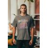 T-shirt Oversie Homme Gris  Allstar 100% Coton Bio