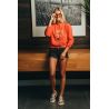 Sweat Crop Rouge Beach Girls Mélange Coton Bio Polyester Recyclé