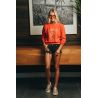 Sweat Crop Rouge Beach Girls Mélange Coton Bio Polyester Recyclé