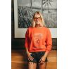 Sweat Crop Rouge Beach Girls Mélange Coton Bio Polyester Recyclé
