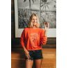 Sweat Crop Rouge Beach Girls Mélange Coton Bio Polyester Recyclé