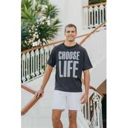 T-shirt Oversize Homme Antra Choose Life