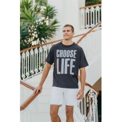 T-shirt Oversize Homme Antra Choose Life
