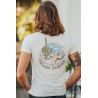 T-shirt Vintage Homme Ecru Dallas 100% Coton Bio