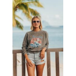 Sweat Crop Gris Florida Waves