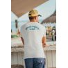 T-shirt Vintage Homme Ecru Florida Waves 100% Coton Bio