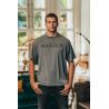 T-shirt Oversize Homme Gris Harlem 100% Coton Bio