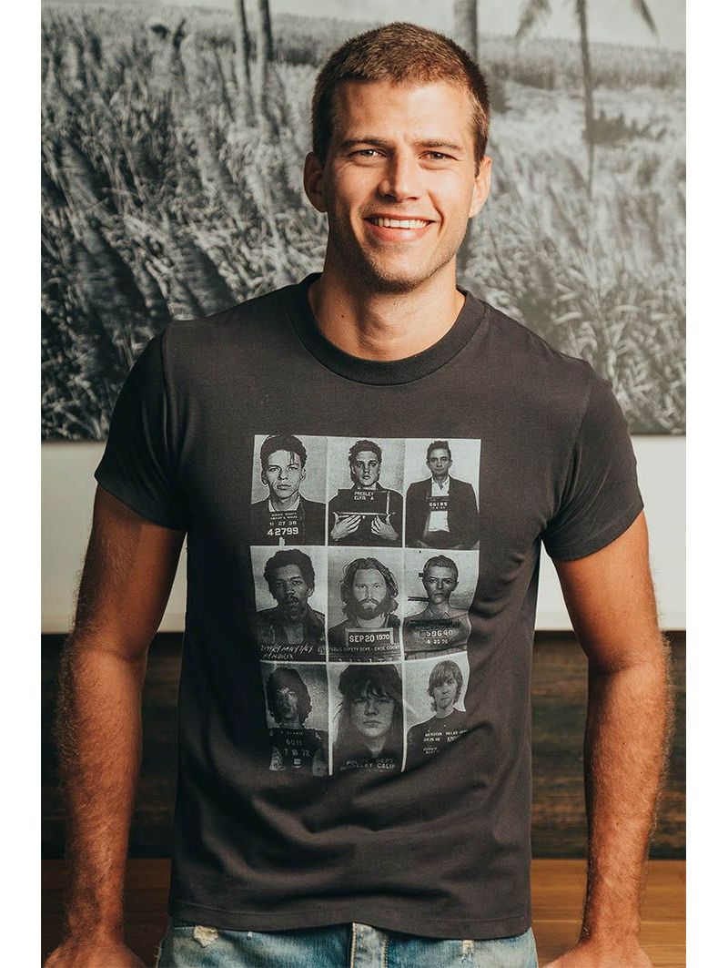T-shirt Vintage Homme Antra Jail 100% Coton Bio