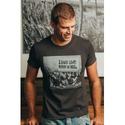 T-shirt Vintage Homme Antra Long Live