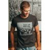 T-shirt Vintage Homme Antra Long Live 100% Coton Bio