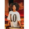 T-shirt Oversize Femme Blanc Love 100% Coton Bio