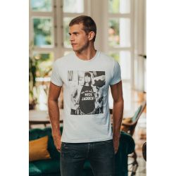 T-shirt Vintage Homme Blanc Mick