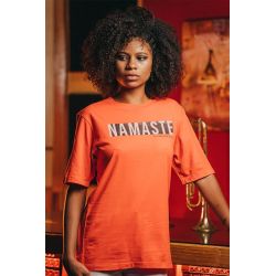 T-shirt Vintage 26 Femme Rouge Namaste