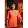 T-shirt Vintage 26 Femme Rouge Namaste en Coton Bio | Fabulous Island