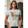 Esprit d'aventure ? Adoptez le t-shirt vintage bio ecru Wanderer