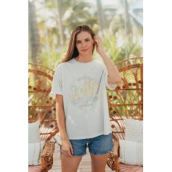 T-shirt Oversize Femme Ecru Yourself