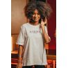 T-shirt Vintage 26 Femme Blanc Karma 100% Coton Bio