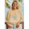 Sweat Crop Jaune Vitamin Sea Mélange Coton Bio Polyester Recyclé