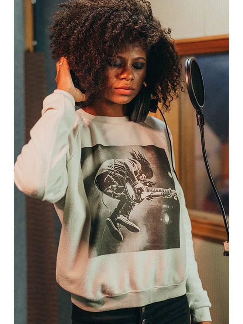 Sweat Crop Ecru Slash Mélange Coton Bio Polyester Recyclé Sweat Crop Ecru Slash Mélange Coton Bio Polyester Recyclé
