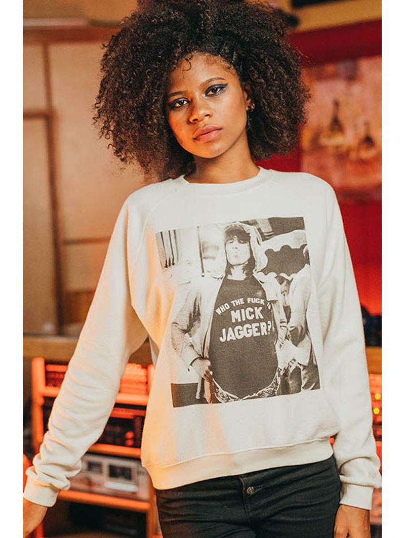 Sweat Crop Ecru Mick Mélange Coton Bio Polyester Recyclé Sweat Crop Ecru Mick Mélange Coton Bio Polyester Recyclé