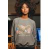 Sweat Crop Gris Freedom Mélange Coton Bio Polyester Recyclé