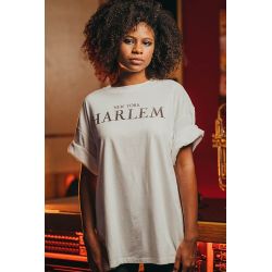 T-shirt Oversize Femme Blanc Harlem