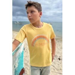 T-shirt Enfant Jaune Florida Arc