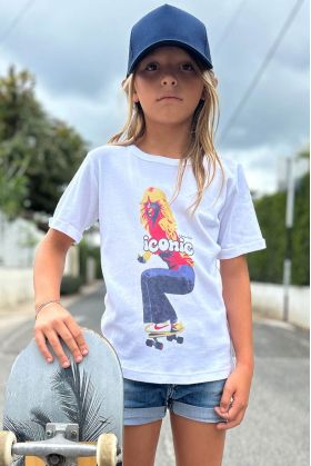 T-shirt Enfant Blanc Iconic