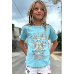 T-shirt Enfant Vert Keep Rolling