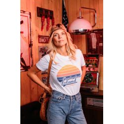 Vintage Women's T-Shirt White Las Salinas