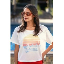 Crop Top Blanc Las Salinas
