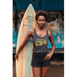 Débardeur Vintage Femme Antra Guitare Gold